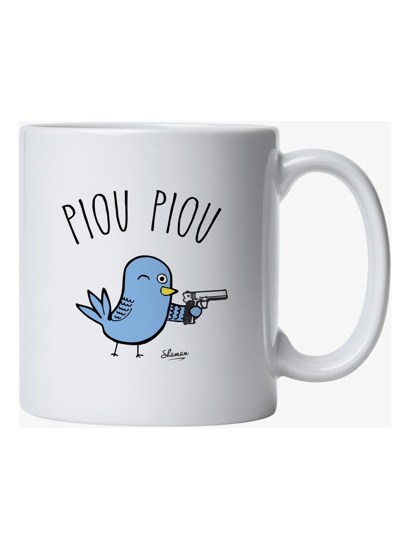 Mug PIOU PIOU Blanc - Kiabi