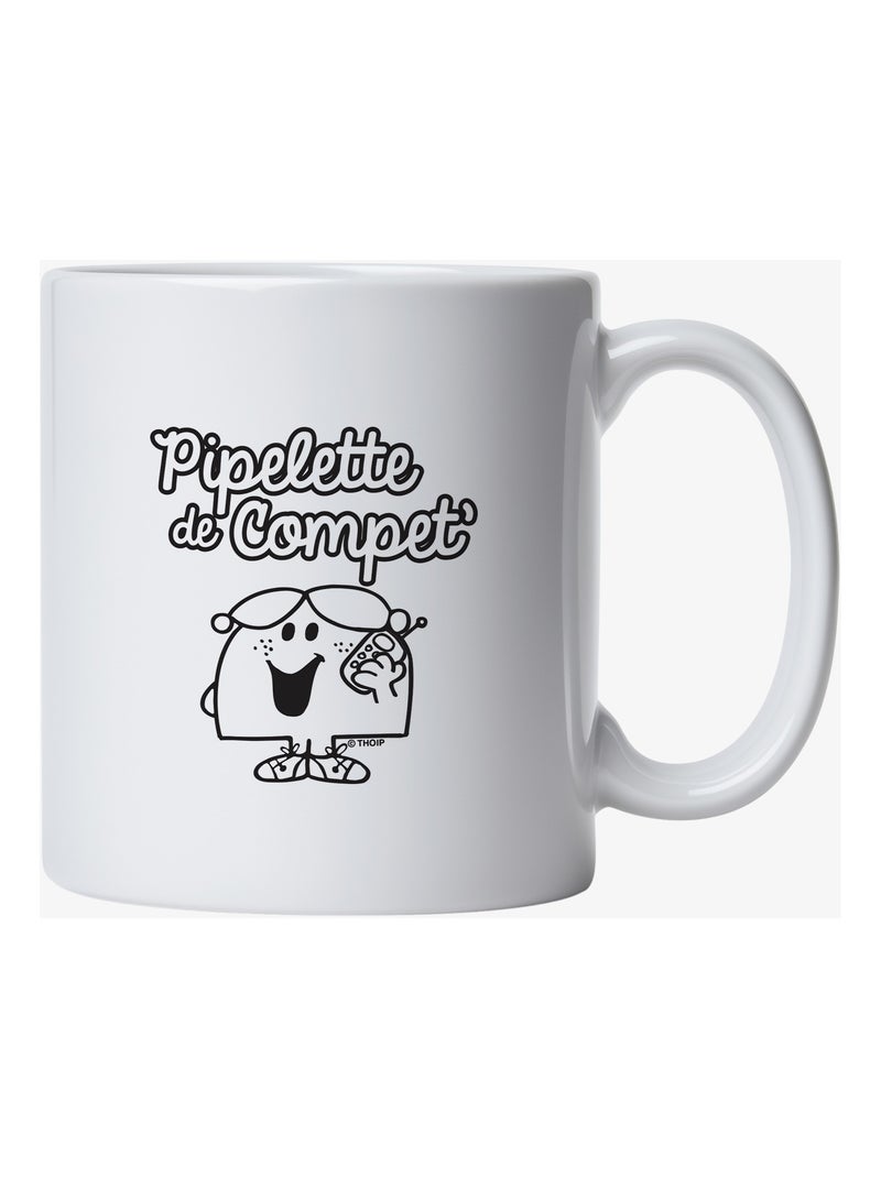 Mug PIPELETTE DE COMPET' Blanc - Kiabi