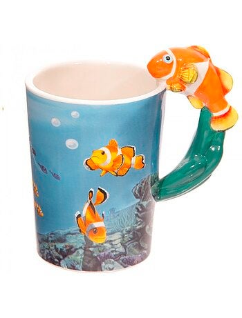 Mug Poisson Clown en céramique