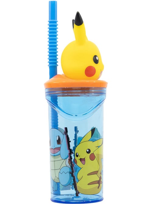 Mug 'Pokémon' – Bouteille d'Eau 3D Distorsion en Plastique 360 ml - Kiabi