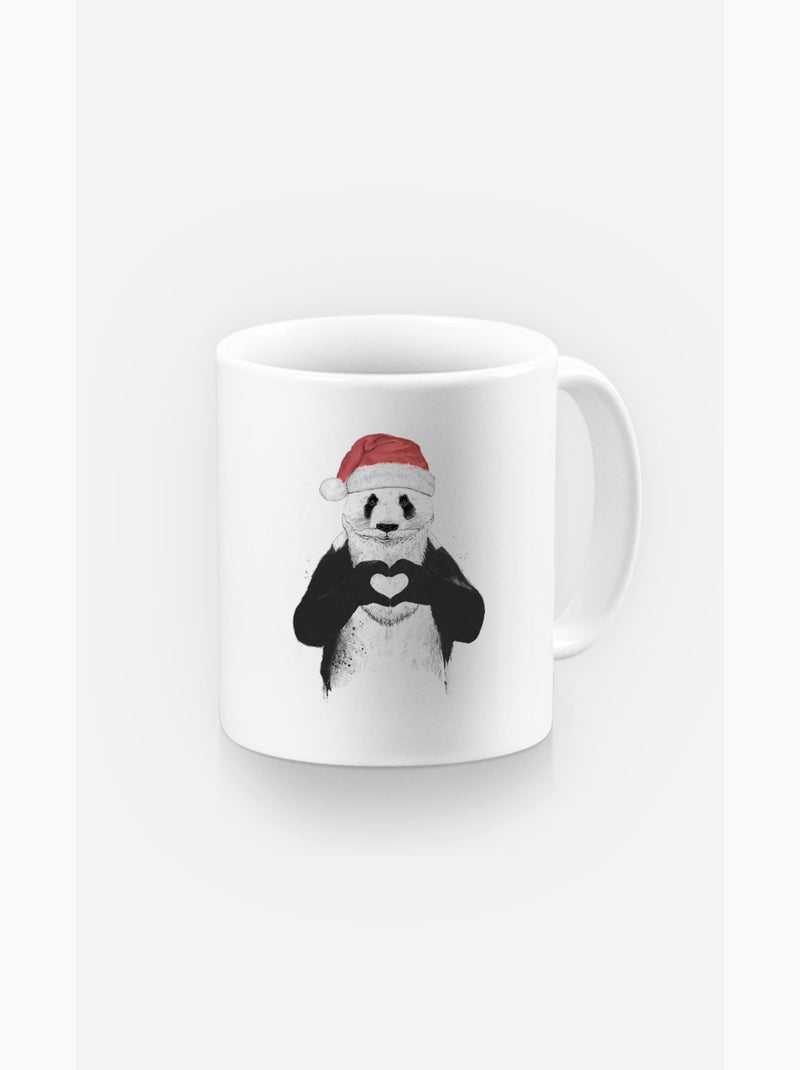 Mug SANTA PANDA Blanc - Kiabi