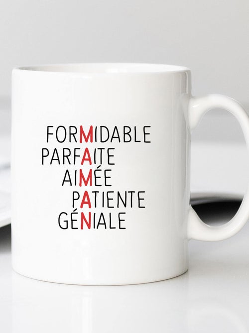 Mug SCRABBLE MAMAN - Kiabi