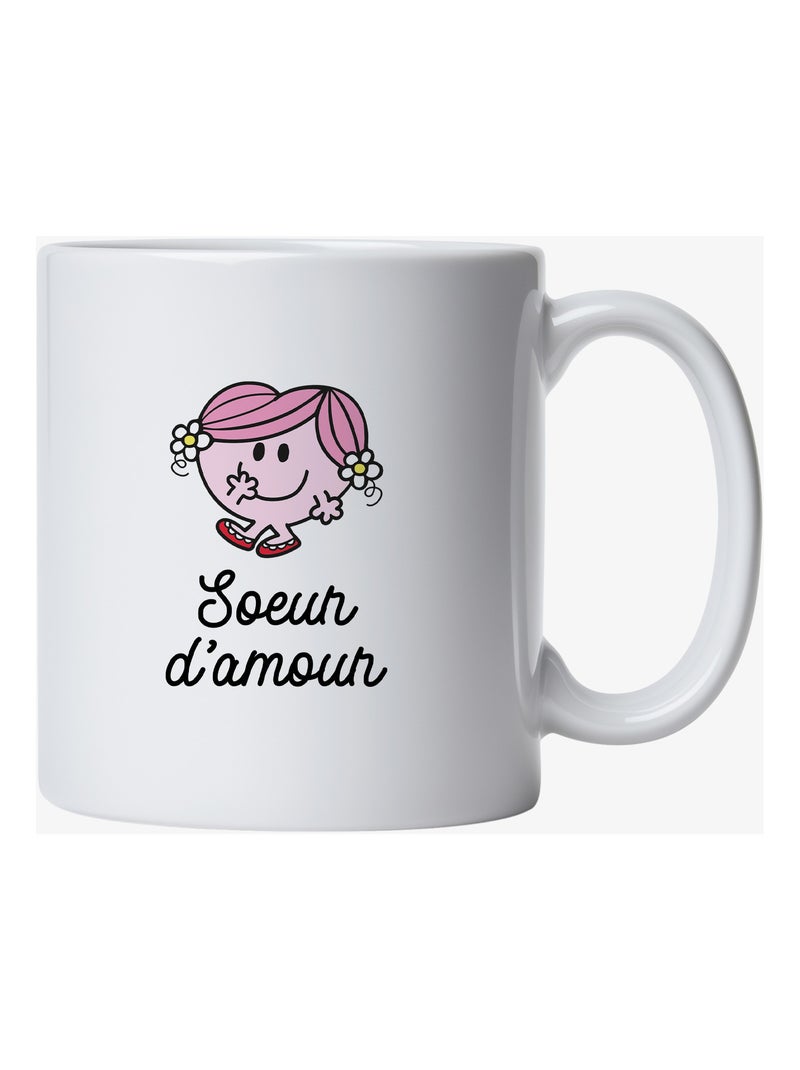 Mug SOEUR D AMOUR COEUR Blanc - Kiabi