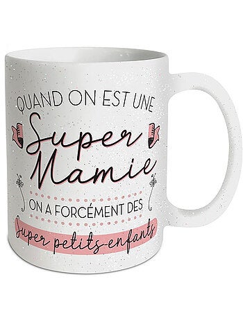 Mug Super Mamie Paillettes