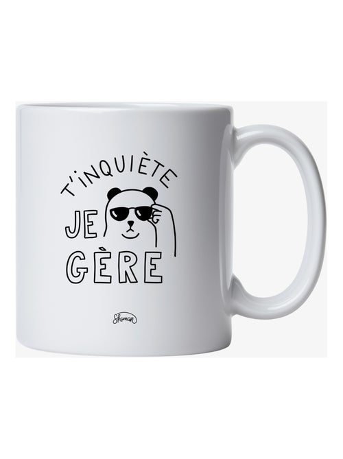 Mug T'INQUIETE JE GERE - Kiabi