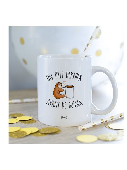 Mug UN PTIT DERNIER AVANT DE BOSSER - Kiabi