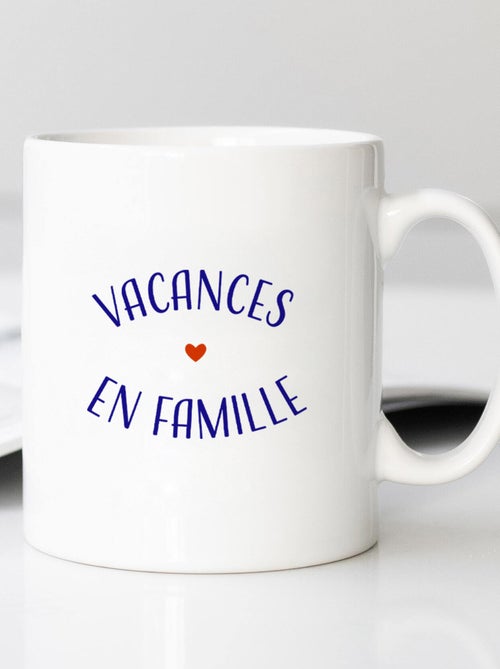 Mug VACANCES EN FAMILLE - Kiabi