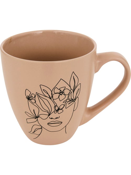 Mug Visage L14,7xp10,8xH11,8cm - Kiabi