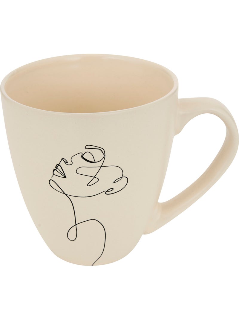 Mug Visage L14,7xp10,8xH11,8cm Vert - Kiabi