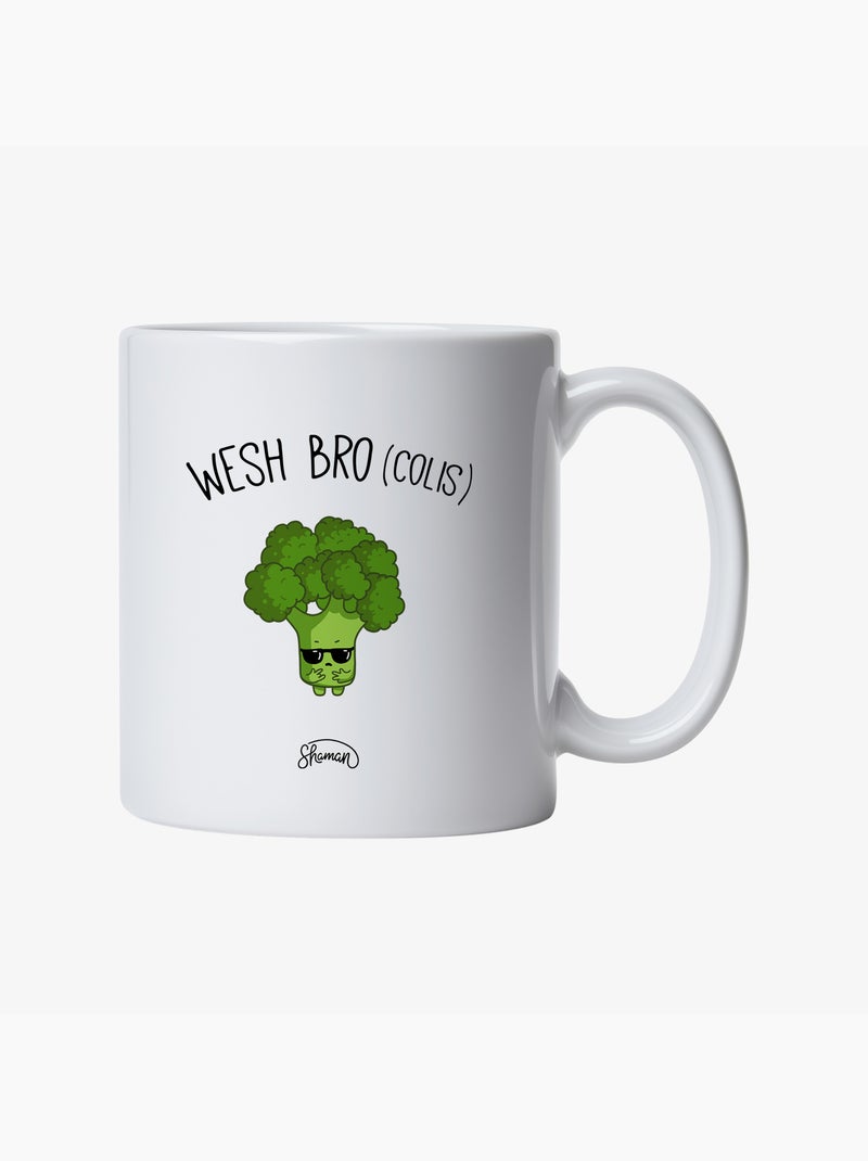 Mug WESH BRO (COLIS) Blanc - Kiabi