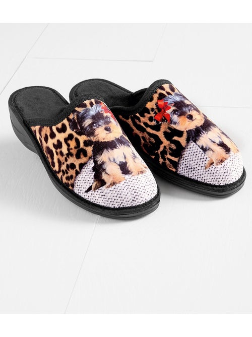 Mule confort photo-imprimée - Kiabi