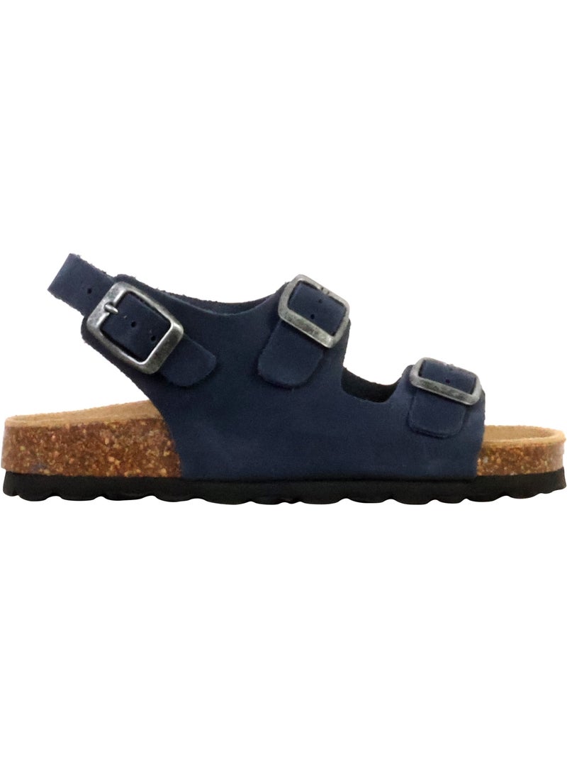 Mule Cuir Enfant The Divine Factory Noga Mistraly BS Edge Bleu marine - Kiabi
