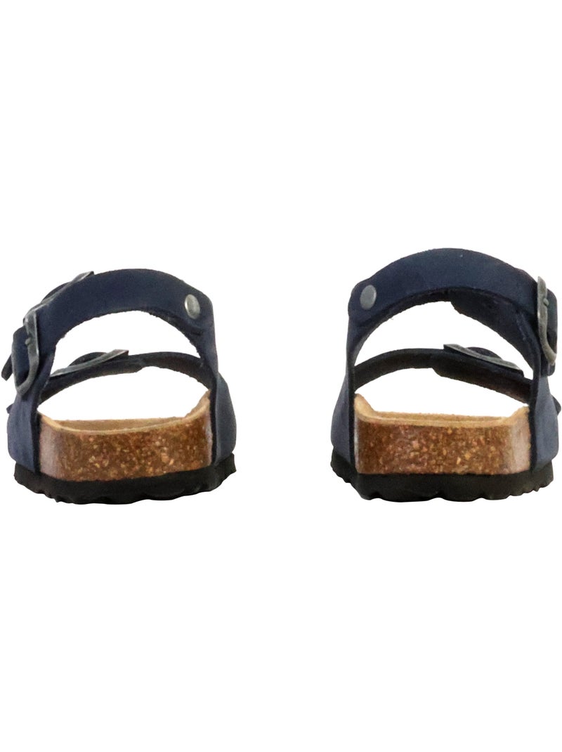Mule Cuir Enfant The Divine Factory Noga Mistraly BS Edge Bleu marine - Kiabi