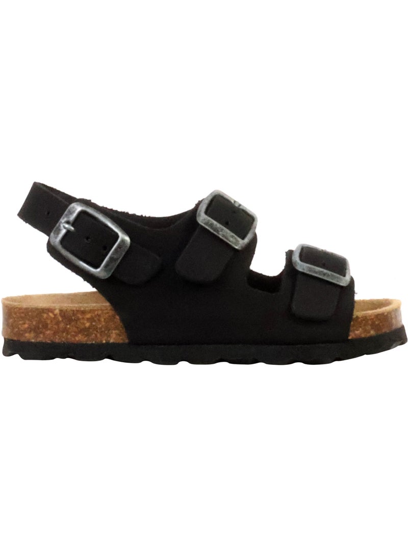 Mule Cuir Enfant The Divine Factory Noga Mistraly BS Edge Noir - Kiabi