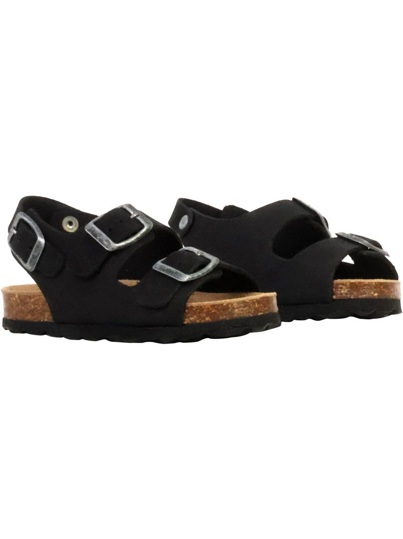 Mule Cuir Enfant The Divine Factory Noga Mistraly BS Edge Noir - Kiabi