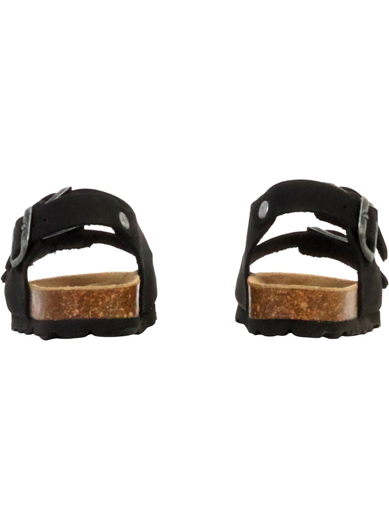 Mule Cuir Enfant The Divine Factory Noga Mistraly BS Edge Noir - Kiabi