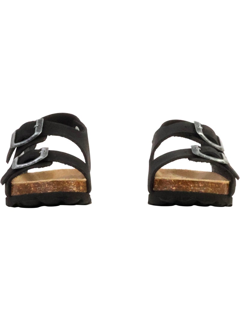 Mule Cuir Enfant The Divine Factory Noga Mistraly BS Edge Noir - Kiabi