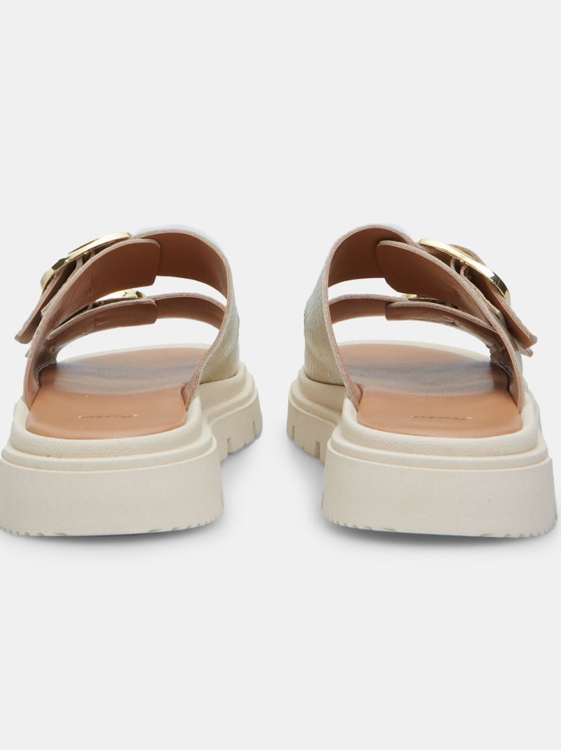 Mule en cuir BATA Doré/or - Kiabi