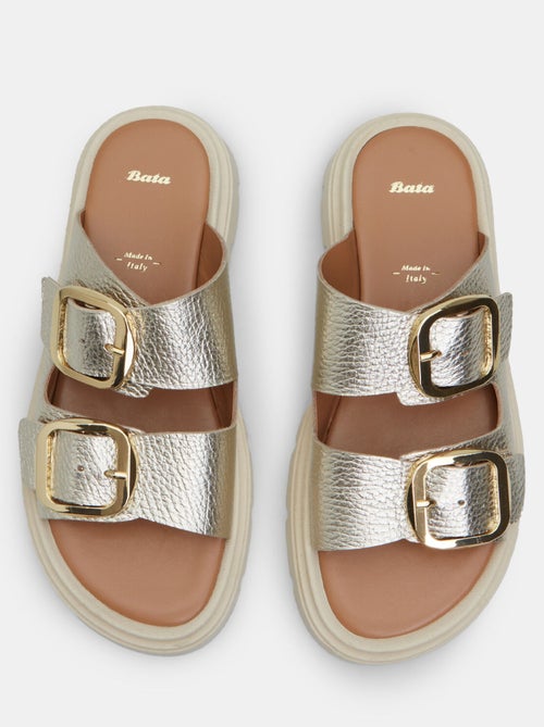 Mule en cuir BATA - Kiabi Mule en cuir BATA - Kiabi