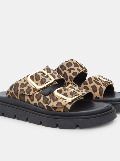 Mule en suède avec semelle over BATA - Kiabi