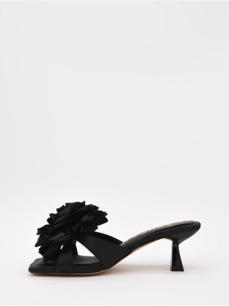 Mule Matériau Synthétique Montevita Noir - Kiabi