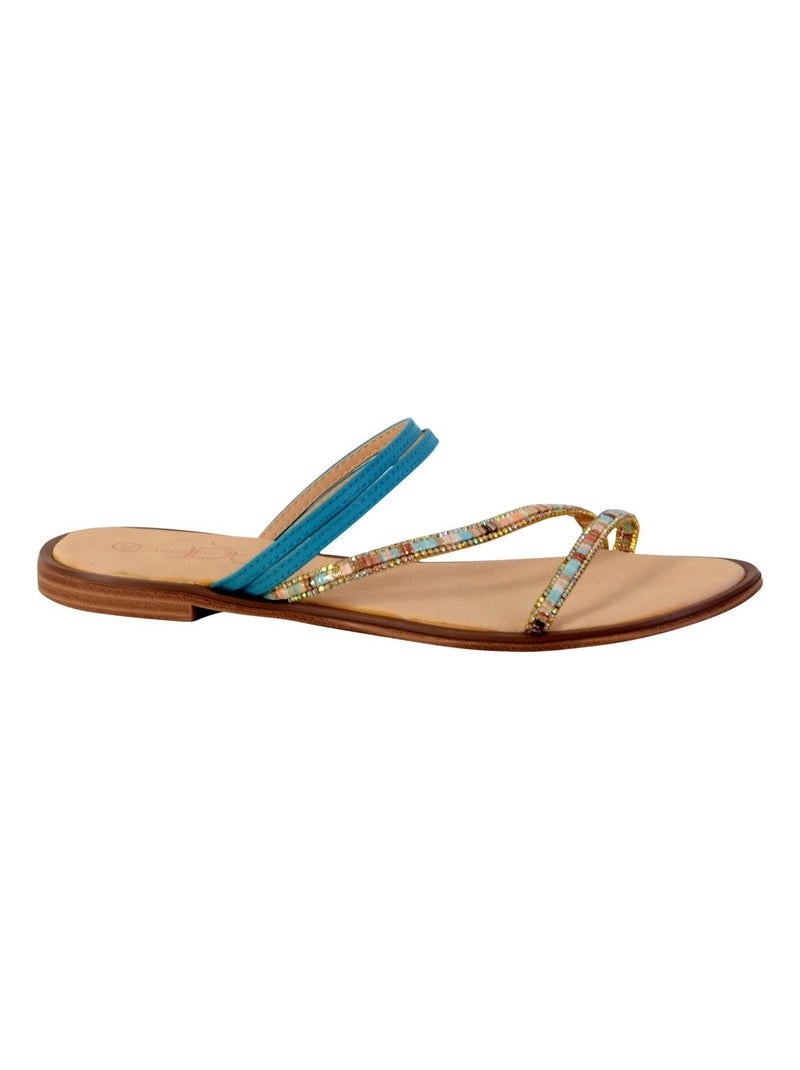 Mule  The Divine Factory ZH3673 Bleu - Kiabi