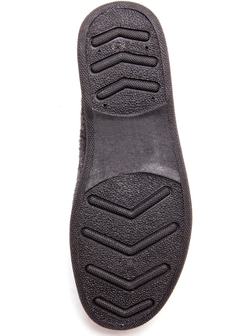 Mules - HOMME - PEDICONFORT gris anthracite - Kiabi