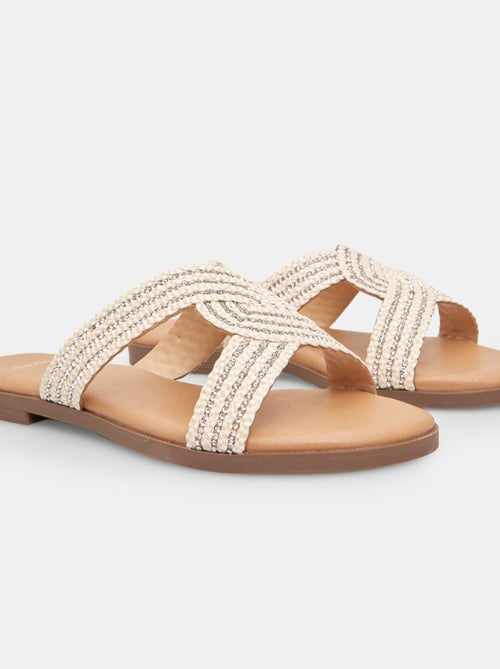 Mules à bandes entrelacées BATA - Kiabi