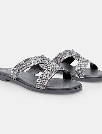 Mules à bandes entrelacées BATA
