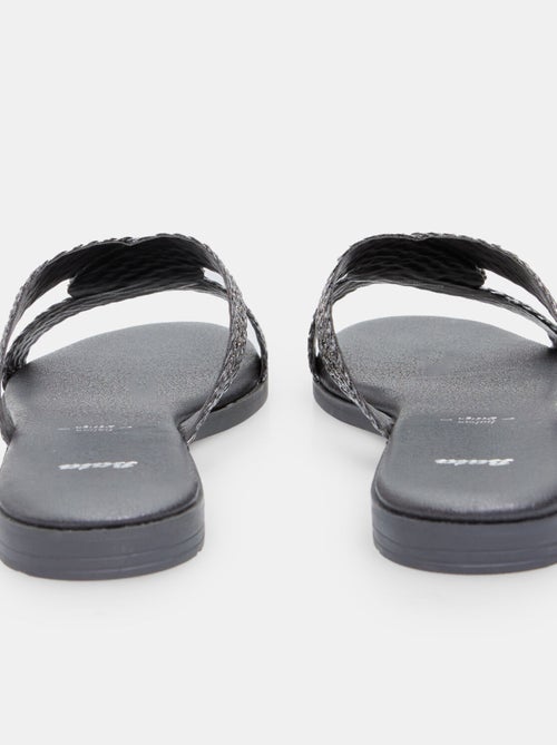 Mules à bandes entrelacées BATA - Kiabi
