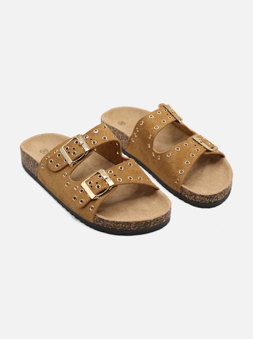 Mules à bride clouté - Kiabi