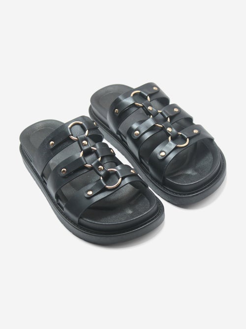 Mules à bride clouté - Kiabi