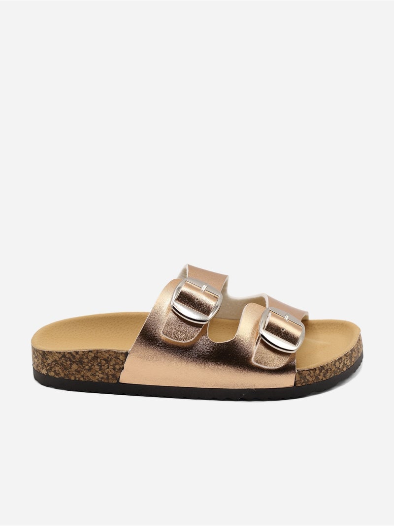 Mules à bride double - C M Champagne - Kiabi