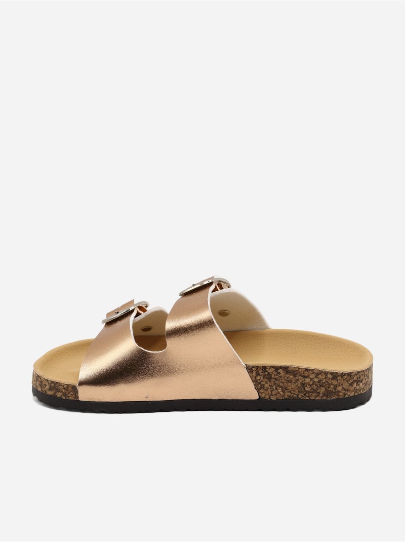 Mules à bride double - C M Champagne - Kiabi