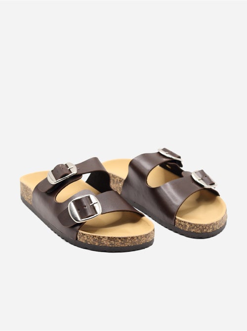 Mules à bride double - C M - Kiabi
