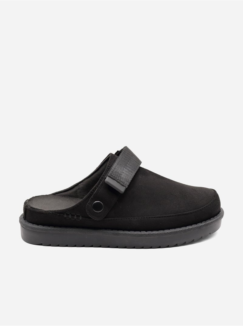 Mules à bride Noir - Kiabi