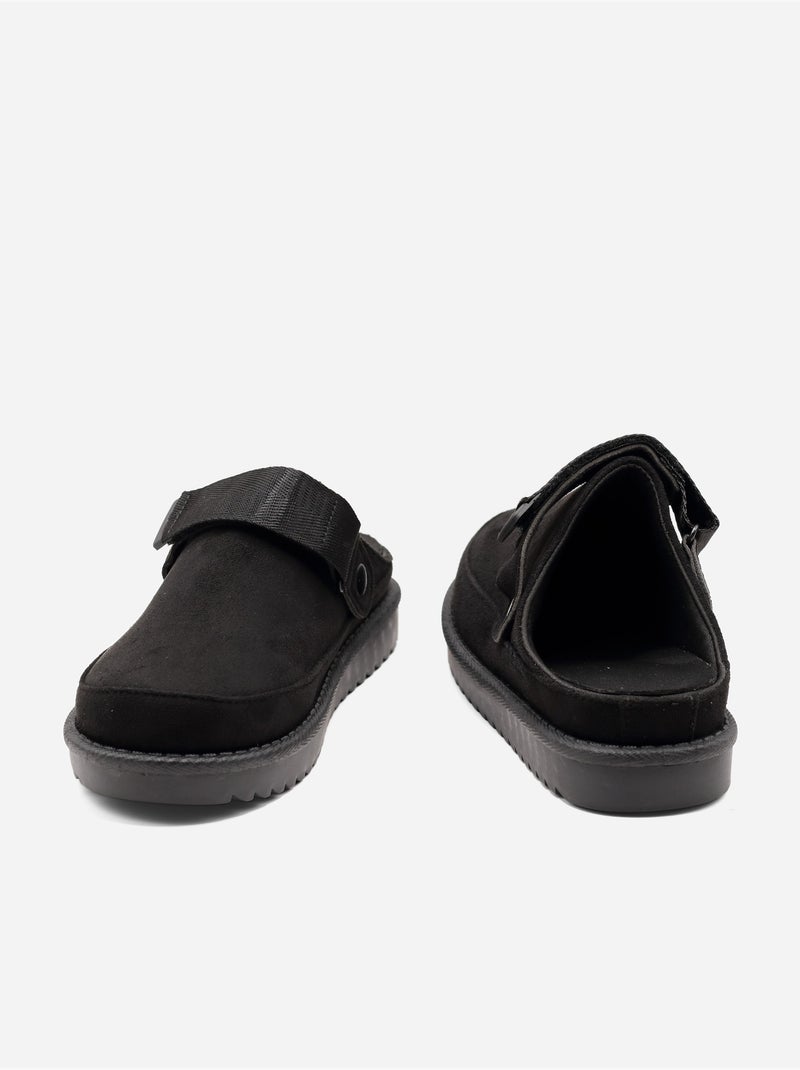Mules à bride Noir - Kiabi