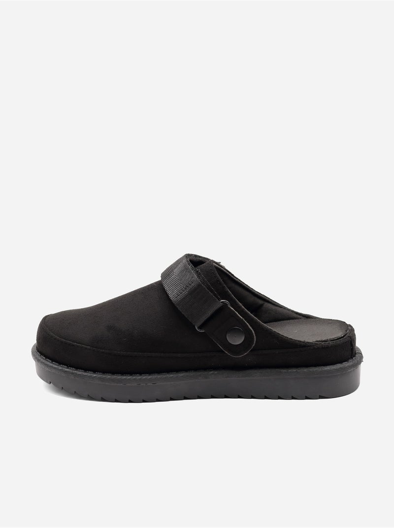 Mules à bride Noir - Kiabi