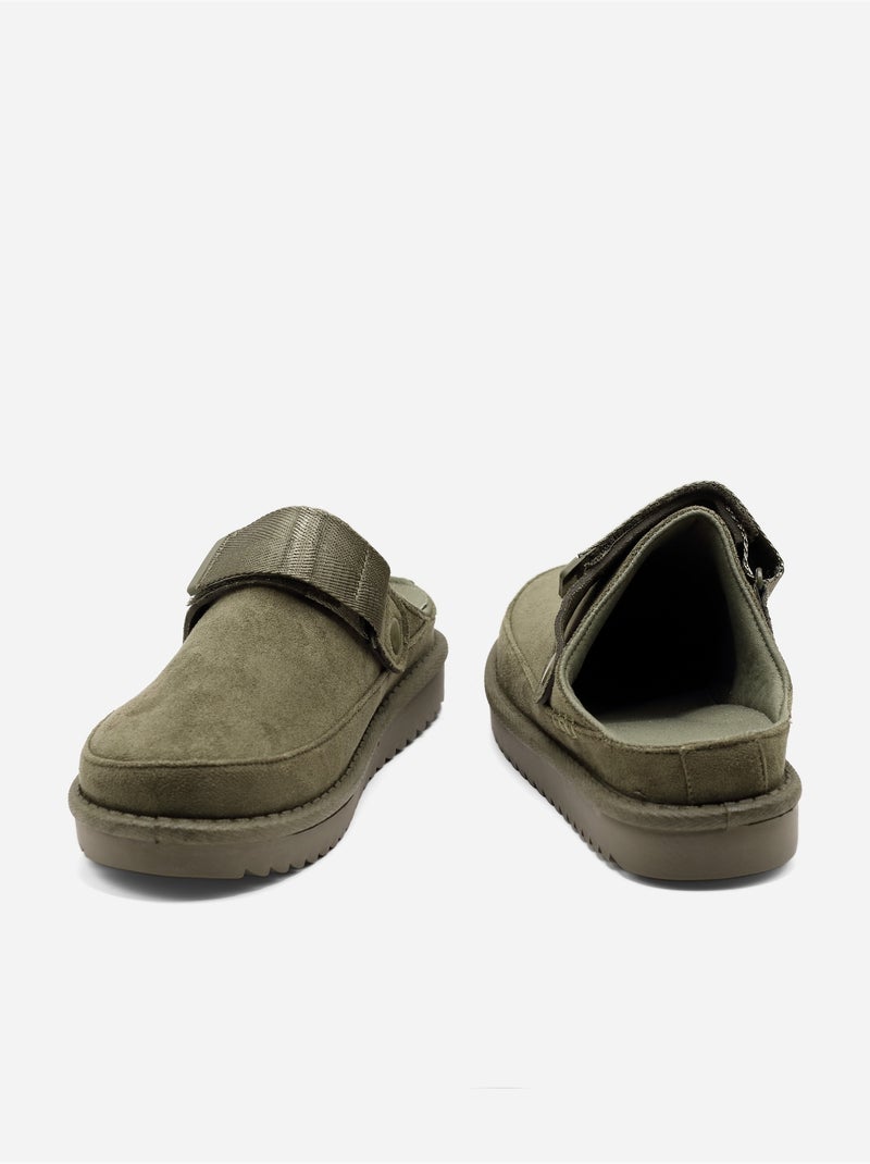 Mules à bride Vert - Kiabi