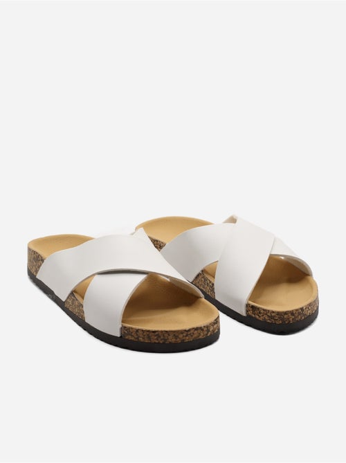 Mules à brides croisées - C M - Kiabi