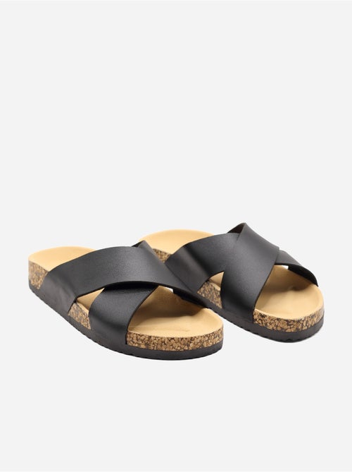 Mules à brides croisées - C M - Kiabi