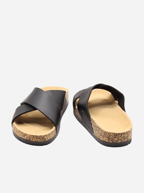 Mules à brides croisées - C M - Kiabi