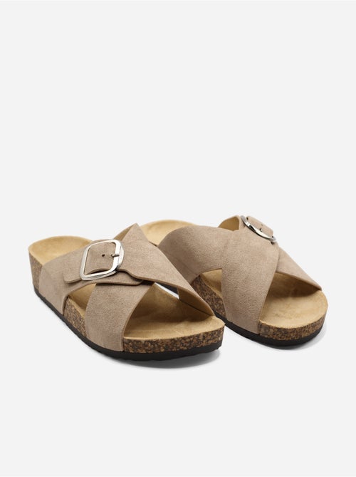 Mules à brides croisées - C M - Kiabi