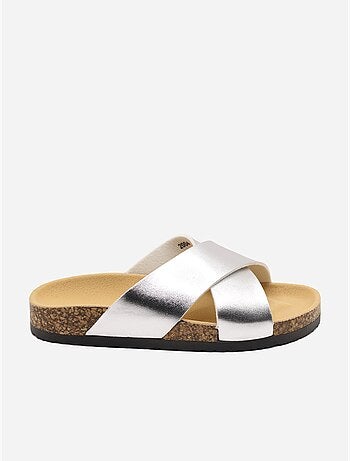 Mules à brides croisées