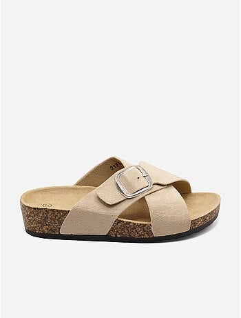 Mules à brides croisées