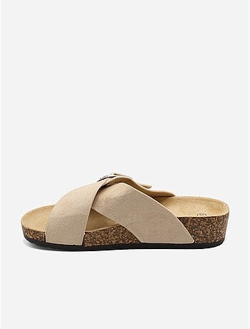 Mules à brides croisées