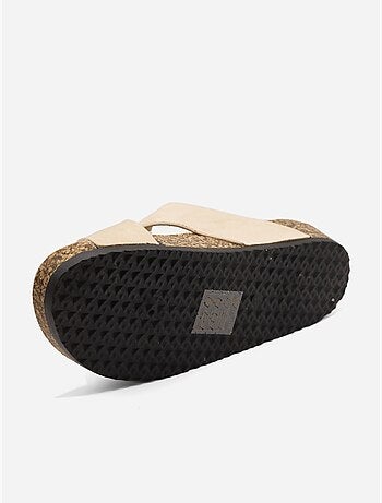 Mules à brides croisées
