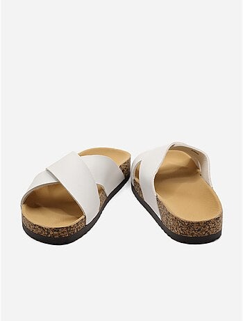 Mules à brides croisées