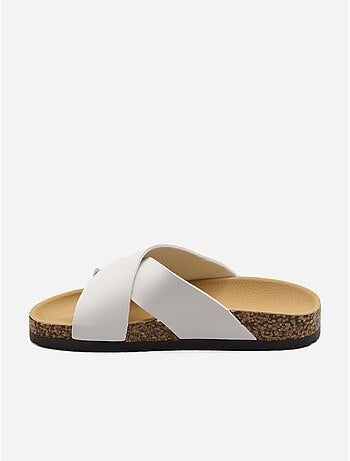Mules à brides croisées