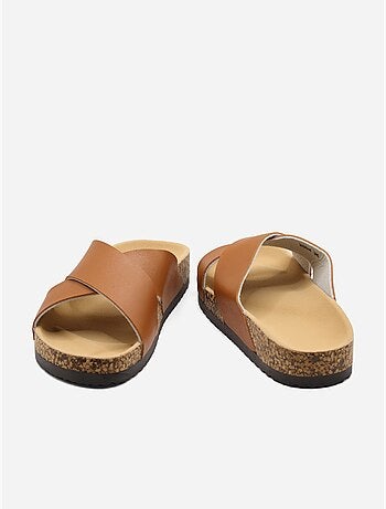Mules à brides croisées
